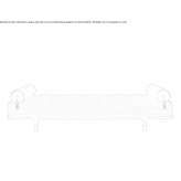 Quilted, upholstered velvet couch Chaville