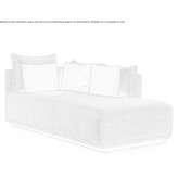 Chaise longue upholstered with fabric Natalio
