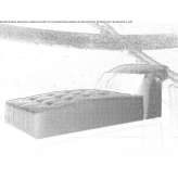 Fabric lounger Podares