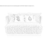 Chaise longue upholstered with fabric Eyragues