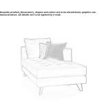 Fabric lounger with a removable cover Mendez