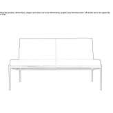 Skórzana mała sofa Eunice