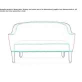 Mała sofa Mussotto