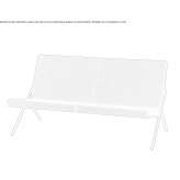 Two-seater fabric sofa Rossello