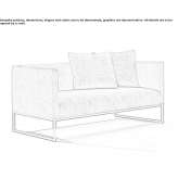 Mała sofa z tkaniny Cardeto