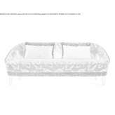Mała sofa z tkaniny Gatu