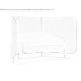 A small fabric sofa with a high backrest Llers