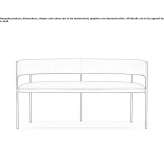 Skórzana mała sofa Tepakan