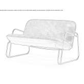 Small fabric sofa Pareo