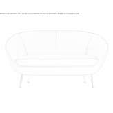Small fabric sofa Plugova