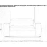 Leather small sofa Oshkosh