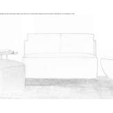 Small fabric sofa Gluszyca
