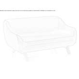 Leather small sofa Ceica