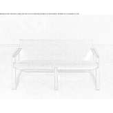 A small fabric sofa in a modern style Taeftea