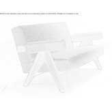 Mała sofa z tkaniny Cunha