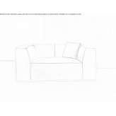 Mała sofa z tkaniny Marcoola