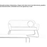 3-osobowa sofa Gara