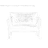 Leather small sofa Bolbosi