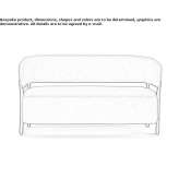 Small fabric sofa Sikeston