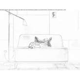 Leather small sofa Taucha