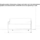 Skórzana mała sofa Freihung