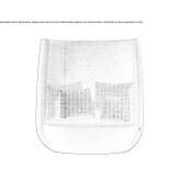 Mała sofa materiałowa z wysokim oparciem Parchim