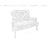 Mała sofa z tkaniny Seron