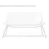 Mała sofa z tkaniny Triangle
