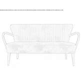 Skórzana mała sofa Laren