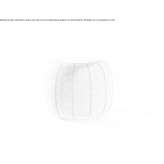 Upholstered round fabric pouffe Cegled