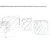 Quilted pouffe Liliesti