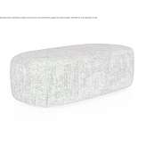 Upholstered rectangular fabric pouffe Kutina