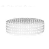 Round fabric pouffe with removable lining Komen