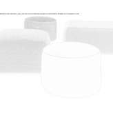 Fabric pouffe Guanica