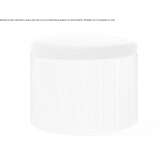 Pufa z orzecha Canaletto z poduszką pokrytą tkaniną Tatamy