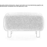Rectangular fabric pouffe Taby