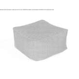 Bean bag pouffe with square upholstery Axintele
