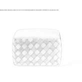 Rectangular leather pouffe for storage Azagra