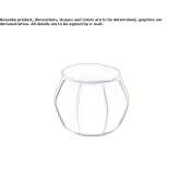 Round fabric pouffe Baraboi