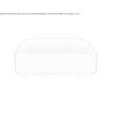 Square fabric pouffe Giulvaz