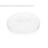 Round leather pouffe Groznyy