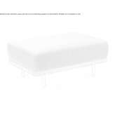 Rectangular fabric pouffe Grub