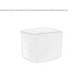 Pouf with removable lining Becerril