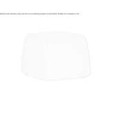 Square fabric pouffe with removable lining Eynsham