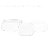 Round fabric pouffe Tourbes