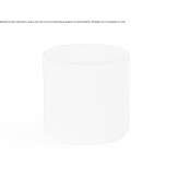 Round fabric pouffe Calig