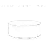 Round leather pouffe Bledzew