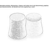 Pouffe upholstered with fabric Gegeny