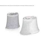 Pouffe made of polyethylene, hand-woven with threads Puteaux