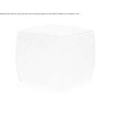 Square fabric pouffe Moere